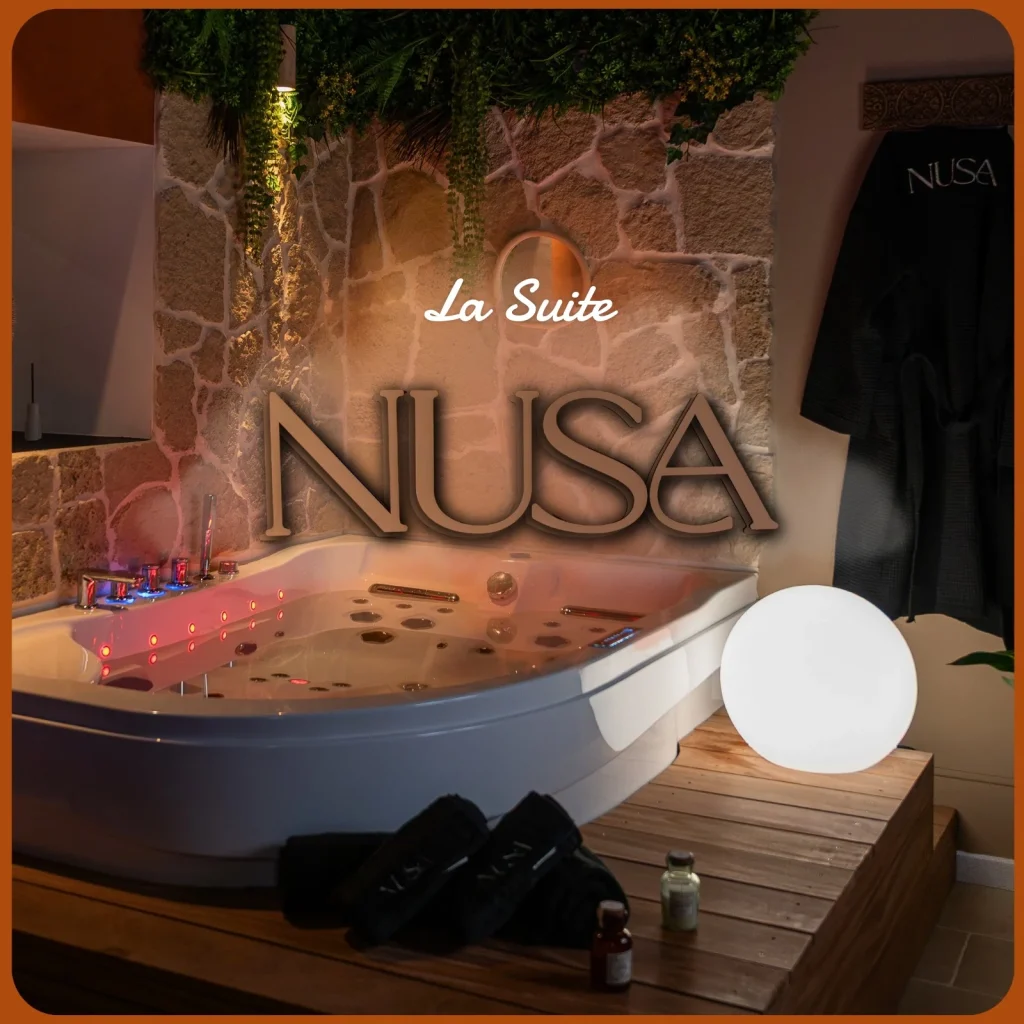 NUSA - Suite Romantique Bali • Cheminée, Jacuzzi & Cinéma 4K • Bretagne, Malestroit